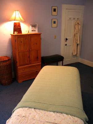 tranquil massage room